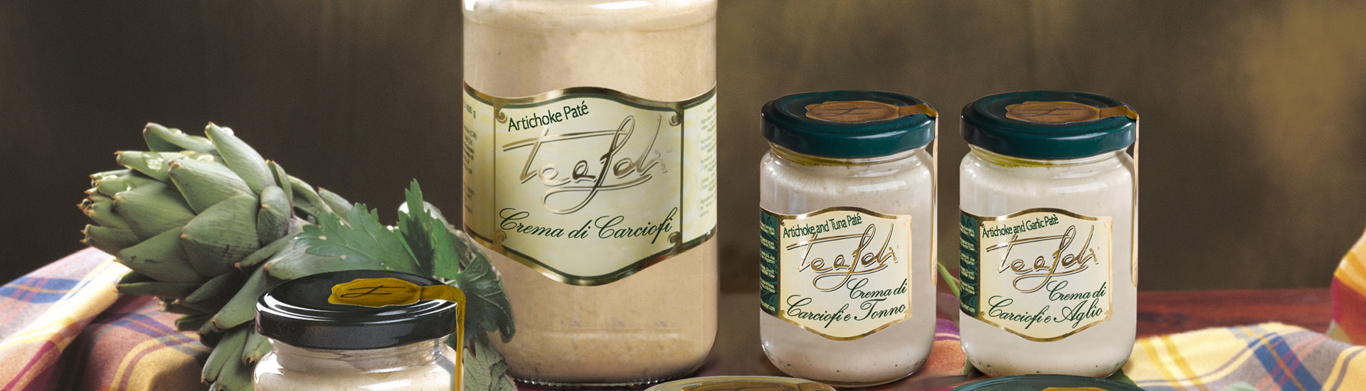 Tealdi Gourmet Patés of Artichokes